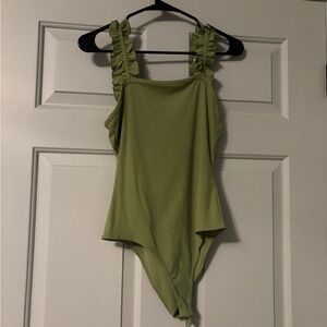 Green bodysuit